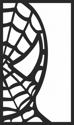 Spiderman art for kids room- For Laser Cut DXF CDR SVG Files - free download