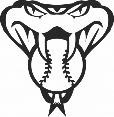 MLB arizona diamondbacks logo - For Laser Cut DXF CDR SVG Files - free download