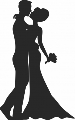 Family love Silhouette - For Laser Cut DXF CDR SVG Files - free download