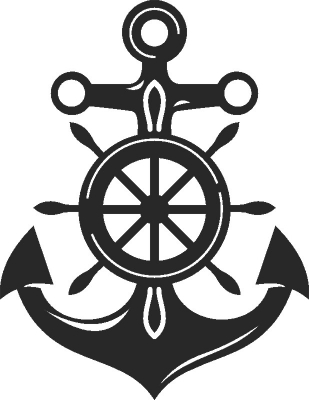 Anchor Marine - DXF CNC dxf for Plasma Laser Waterjet Plotter Router Cut Ready Vector CNC file
